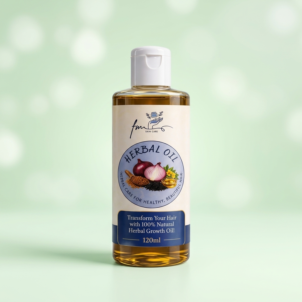 Herbal Oil Bottle