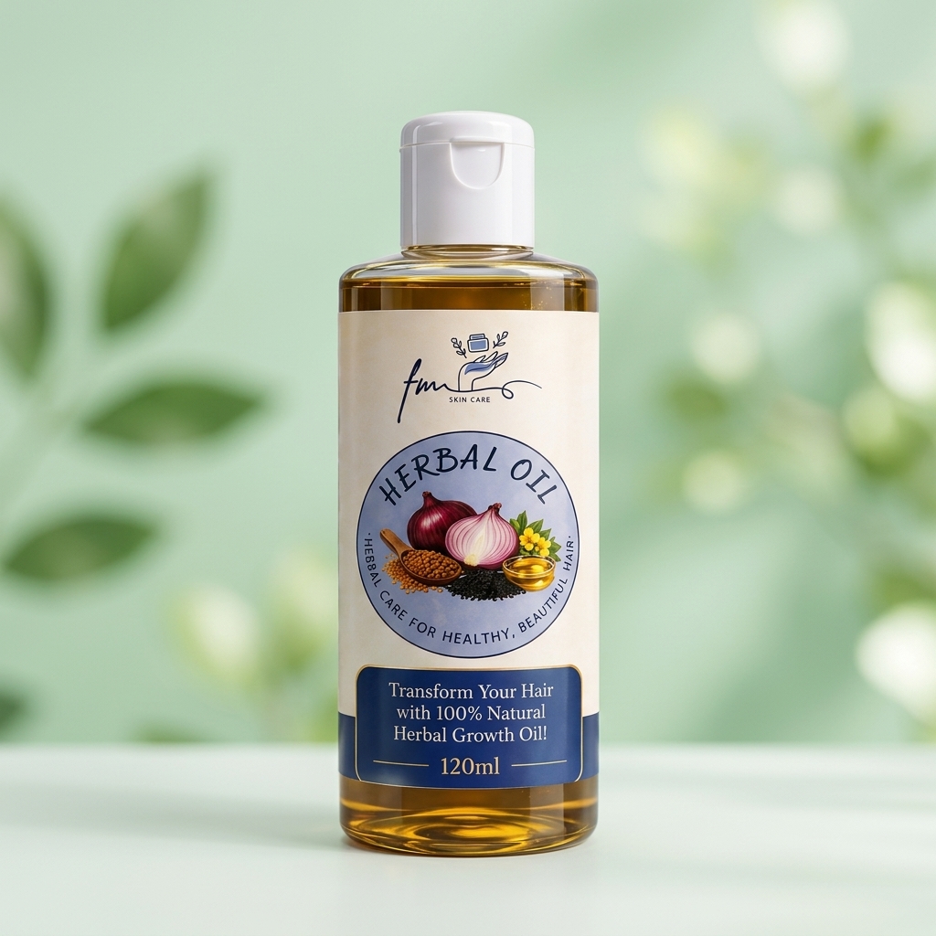 Herbal Oil Bottle