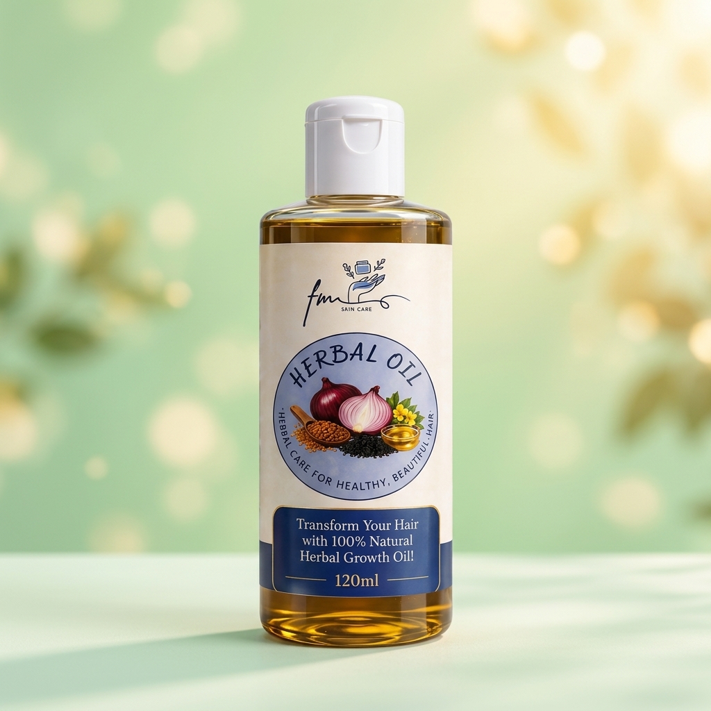 Herbal Oil Bottle